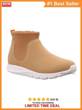 Chelsea Ankle Boot with Scuba Neoprene Collar and Medial Zipper